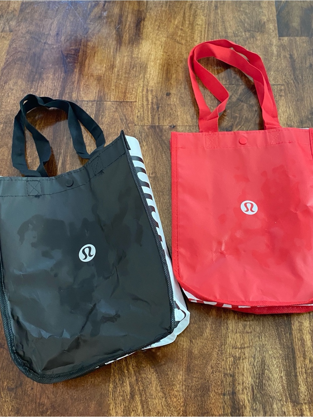 lululemon athletica Reusable Tote Bags - Black & Red